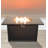 43” Smoked Glass Metal Rectangle Fire Pit-65319360