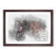 Horse Portrait in Abstract - Picture Frame Graphic Art Print-55763687-55763686
