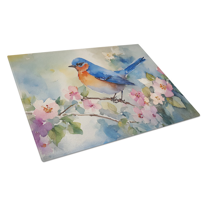 Bluebird Glass Cutting Board