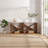 Farmhouse Console Table with X Shape Detachable Design, Ideal for Entryway, Living Room, Foyer and Hallway Storage-1877545823