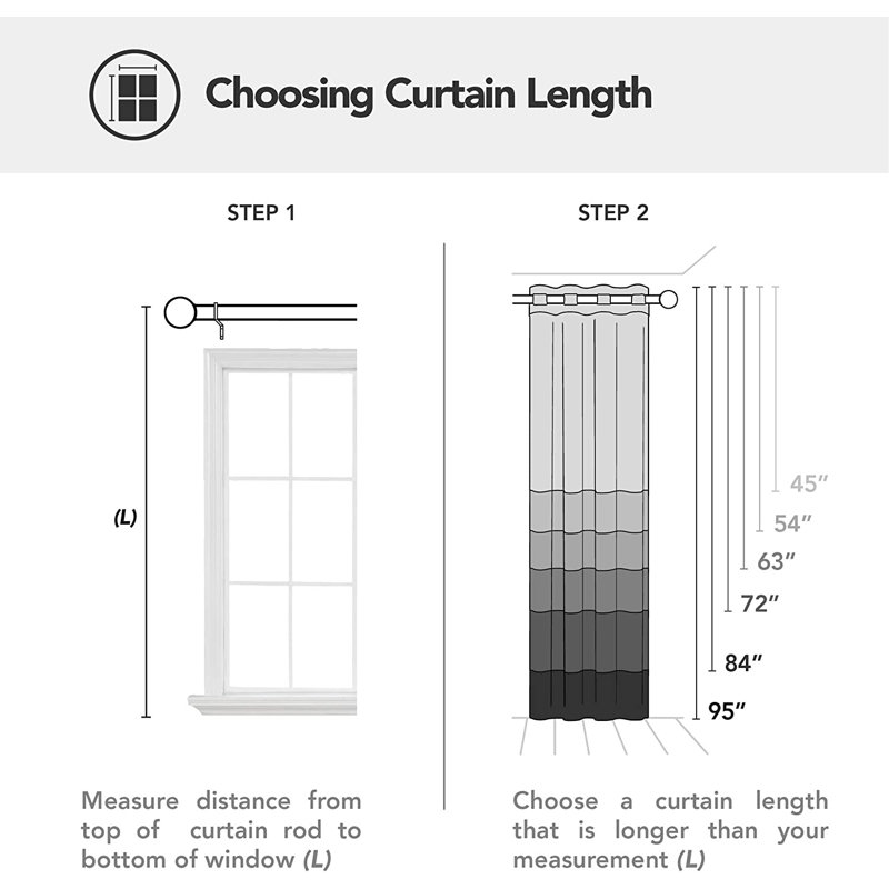 Pourroy Polyester Thermal Blackout Curtain Panel Pair