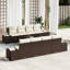 294cm Wide Patio Sofa with Cushions