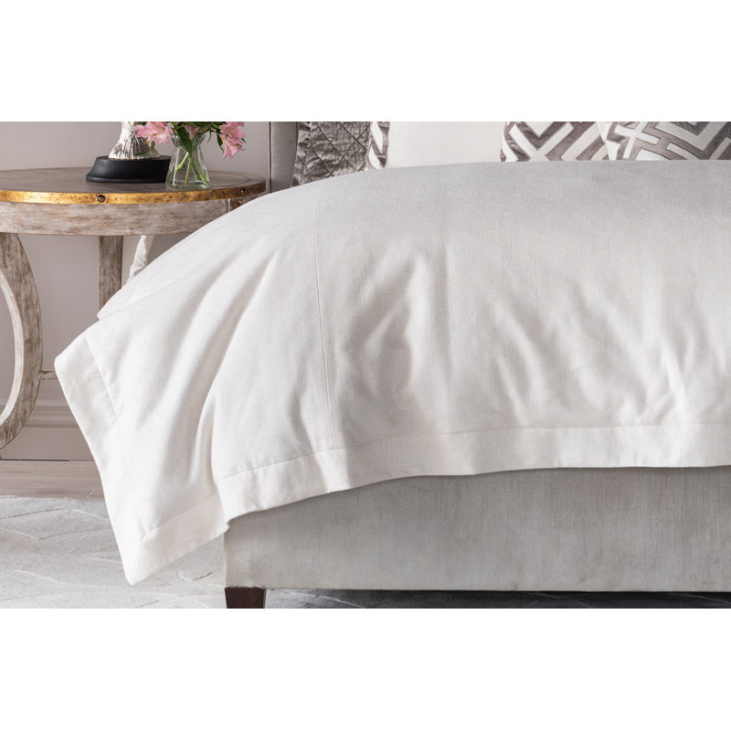 Laurie Duvet Cover, Queen Duvet Cover, Ivory