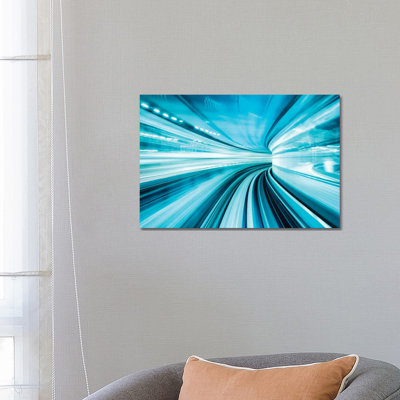 Concept Of Modern Technology 5G Internet Connection by Jan Becke - Wrapped Canvas Print