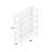 EcoStorage™ 60'' W Steel Height -Adjustable Shelving Unit with Wheels-851408878