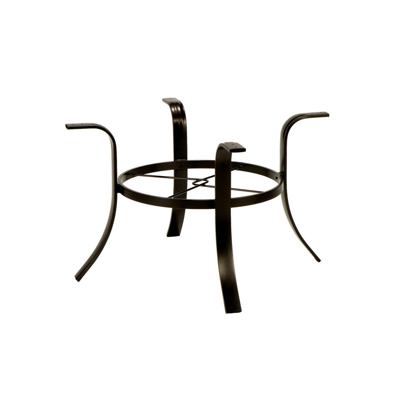 Table Bases Outdoor Dining Table, Bronze/Brown