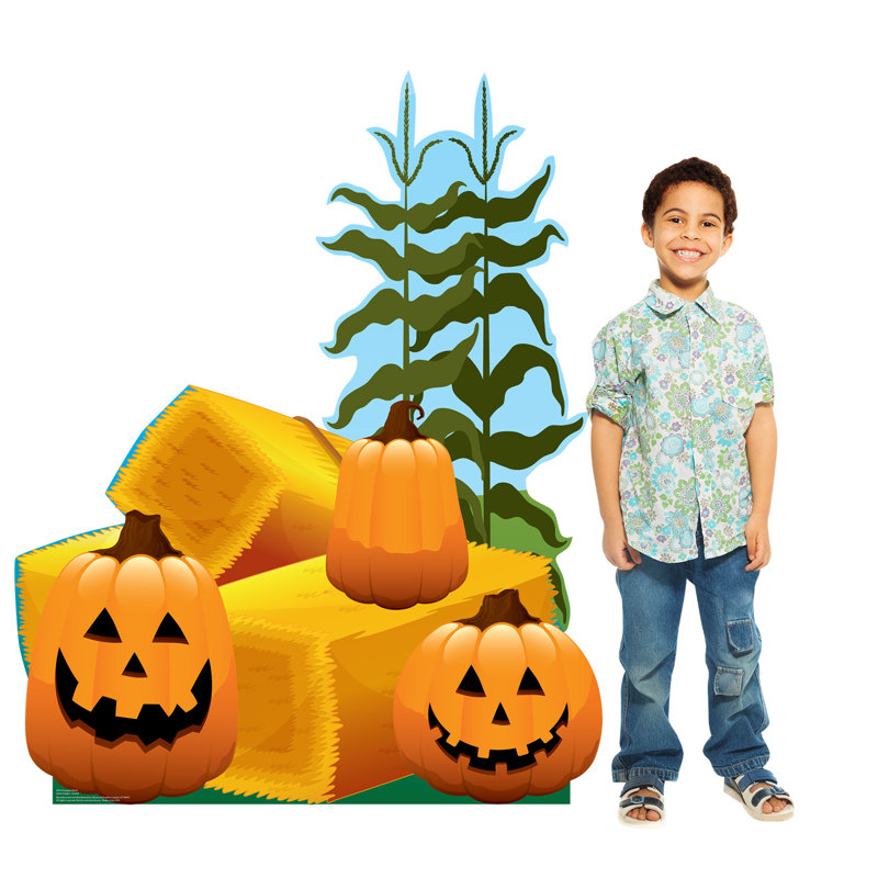 Accroche en carton citrouille patch