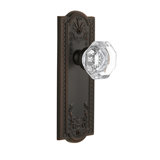 Grandeur Parthenon Plate Double Dummy with Chambord Crystal Door Knob