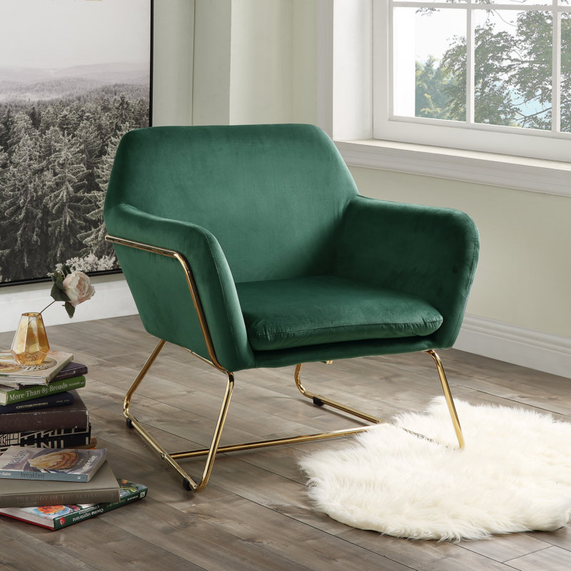 Rivington 74.93Cm Wide Armchair, Green