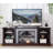 Large Faux Stacked Stone TV Stnad-67075987