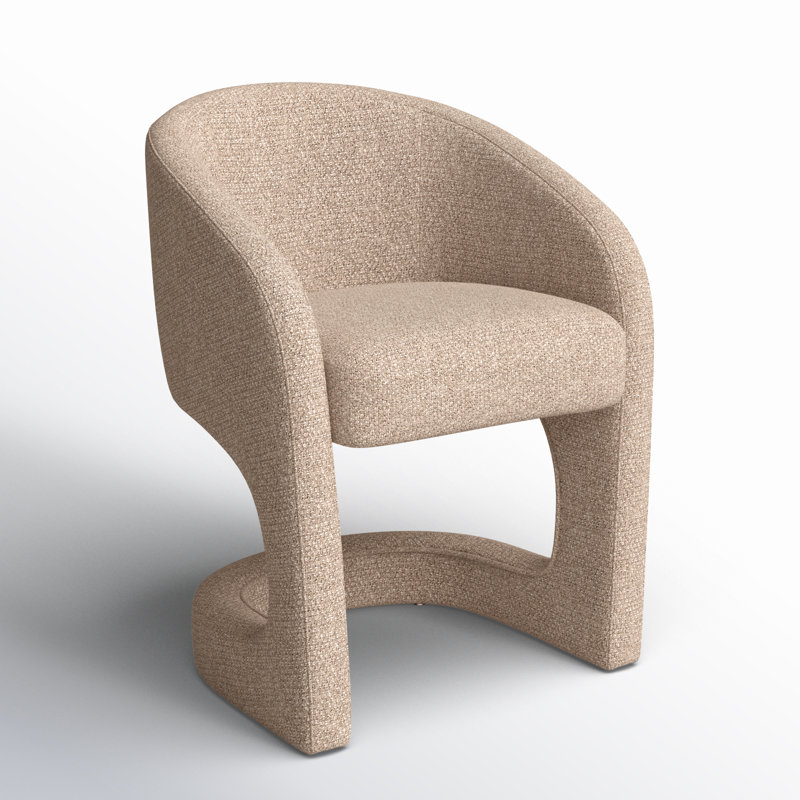 Chaise avec accoudoirs rembourrée Gerena