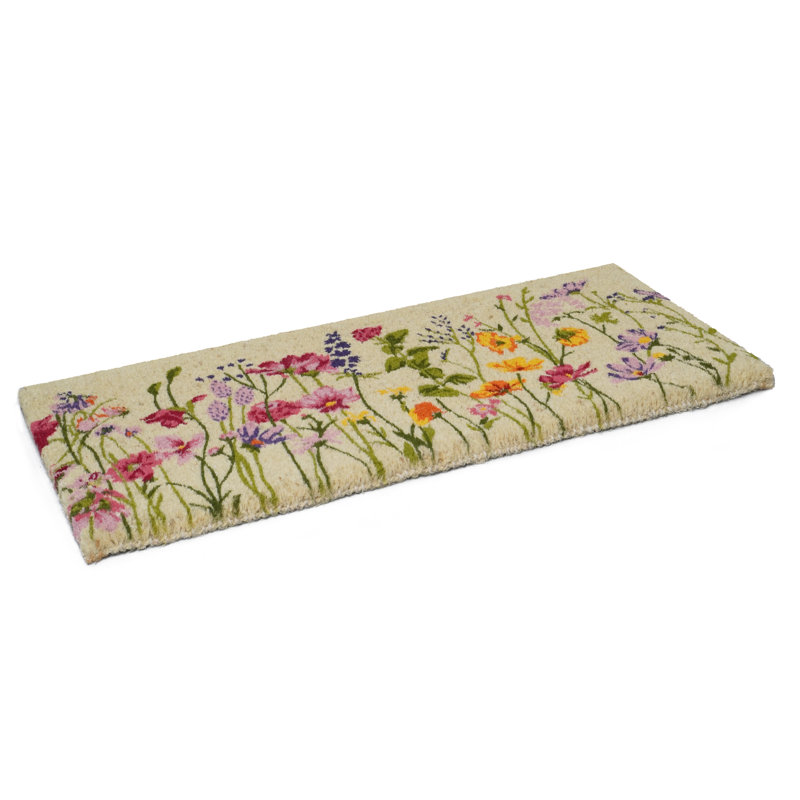 Paillasson Blooming Garden (ensemble de 2), L 18 po x L 40 po