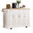 54" Kitchen Island Center with Drop Leaf-1420222008