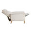 Fauteuil inclinable en bois massif 1 pièce