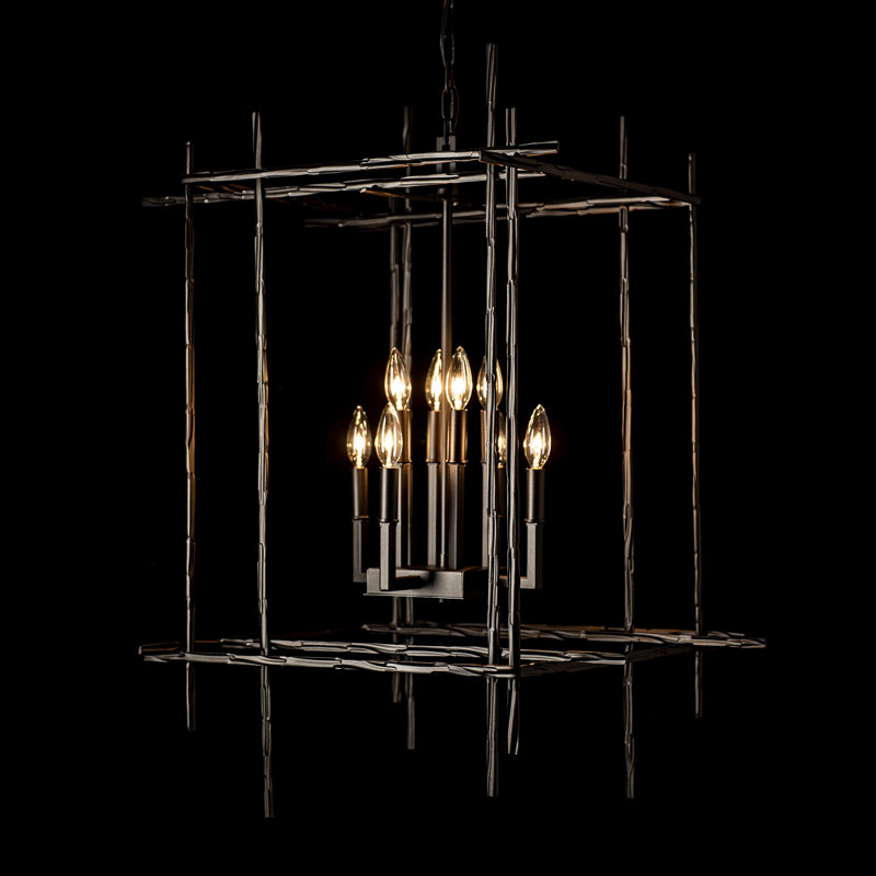 Tura - Light Rectangle Chandelier, Large, Oil Rubbed Bronze