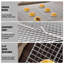 Ensemble de plaques à pâtisserie avec grille de refroidissement, plaque de cuisson antiadhésive en acier inoxydable, plateau de cuisson large de 1 pouce de profondeur