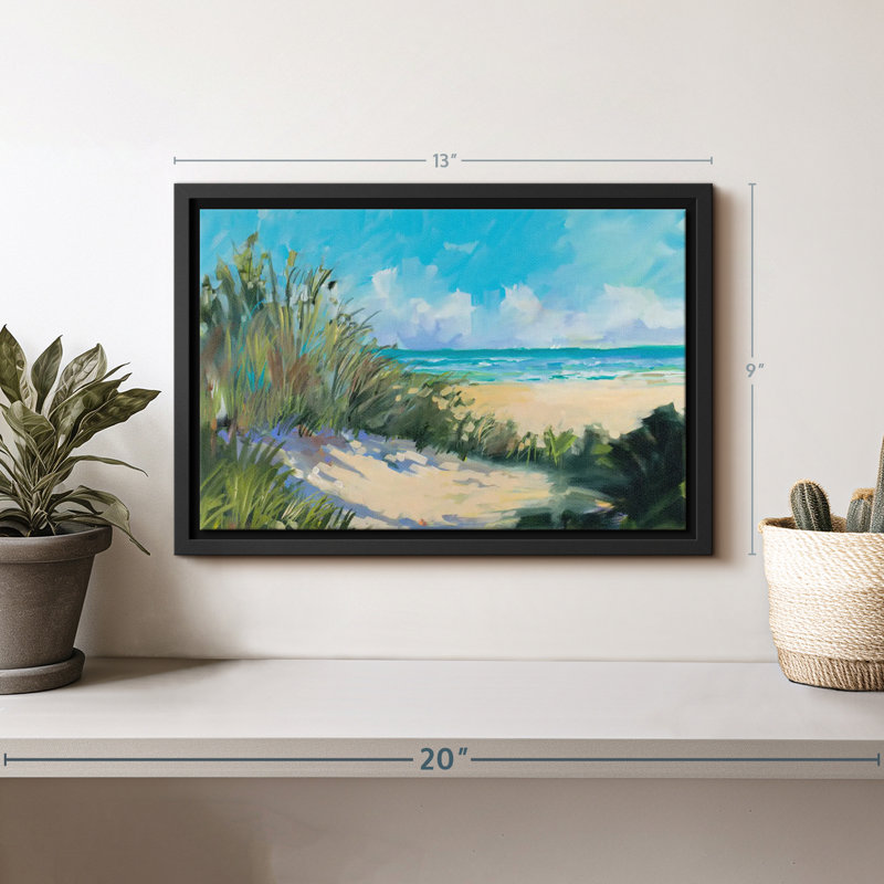 Plage "Beach Dunes Wall Art", H 9 po x l 13 po