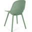 Ensemble exceptionnel de quatre chaises de salle à manger d'extérieur Posey au design résistant aux intempéries et élégant pour toutes les saisons-389343074