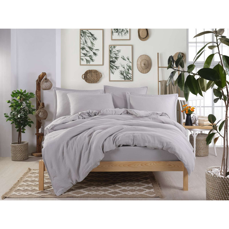 Ensemble de housse de couette, Gris