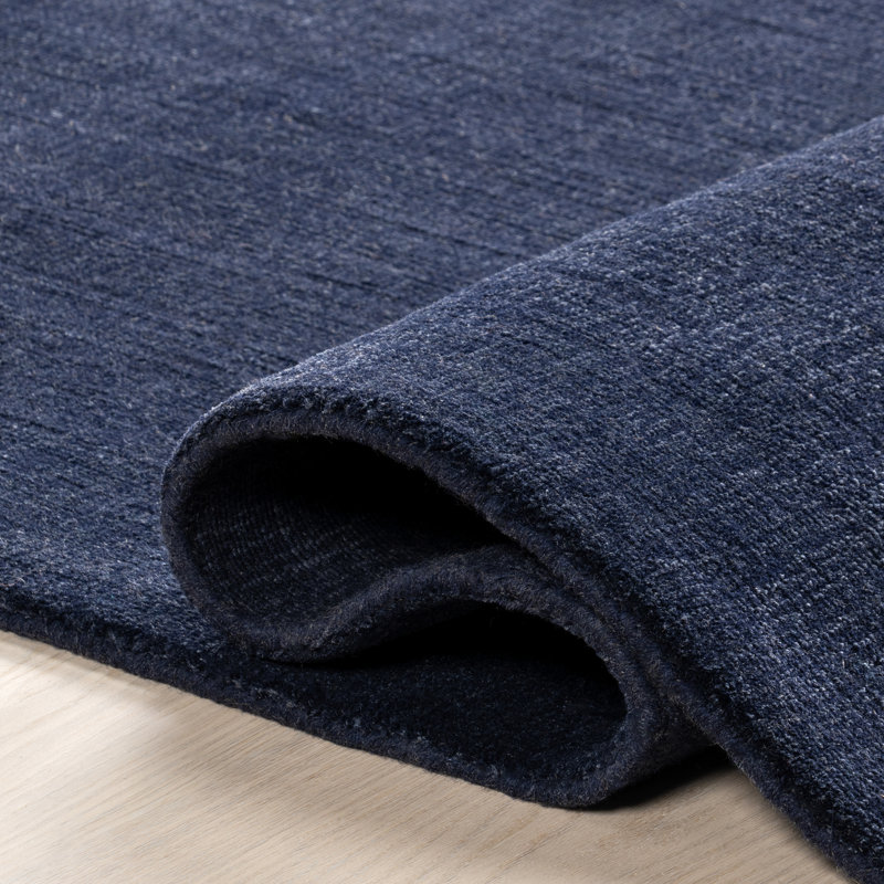 Tapis en mélange de laine moucheté Lahjar, Tapis de couloir 2 pi 6 po x 8 pi