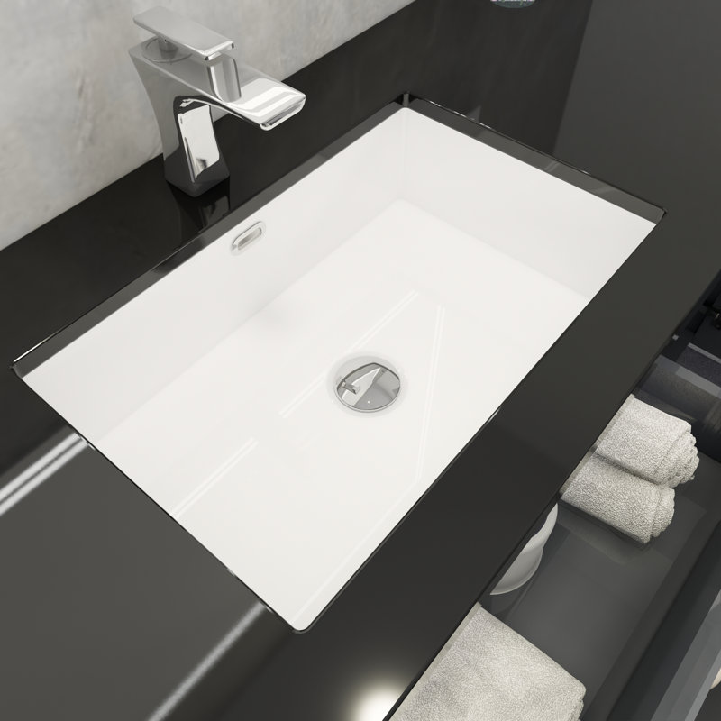 Castin 60" Wall-Mounted Single Bathroom Vanity Set, Glossy Gray