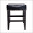 26" Backless Leather Counter Stools, 2-Pcs Set