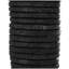 Grande sculpture en polystone noire avec silhouette nervurée et corps scintillant-667681140
