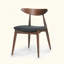 Ensemble de table de salle à manger 5 pièces, 1 table et 4 chaises, structure en bois d'hévéa, dossier ergonomique, chaises rembourrées-1919999316-1919999317