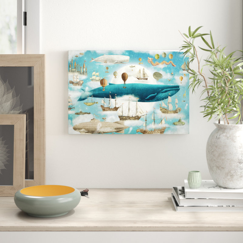 Ocean Meets Sky #3 by Terry Fan - Wrapped Canvas Giclee Art Print, 66.04 cm H x 45.72 cm W x 3.175 cm D