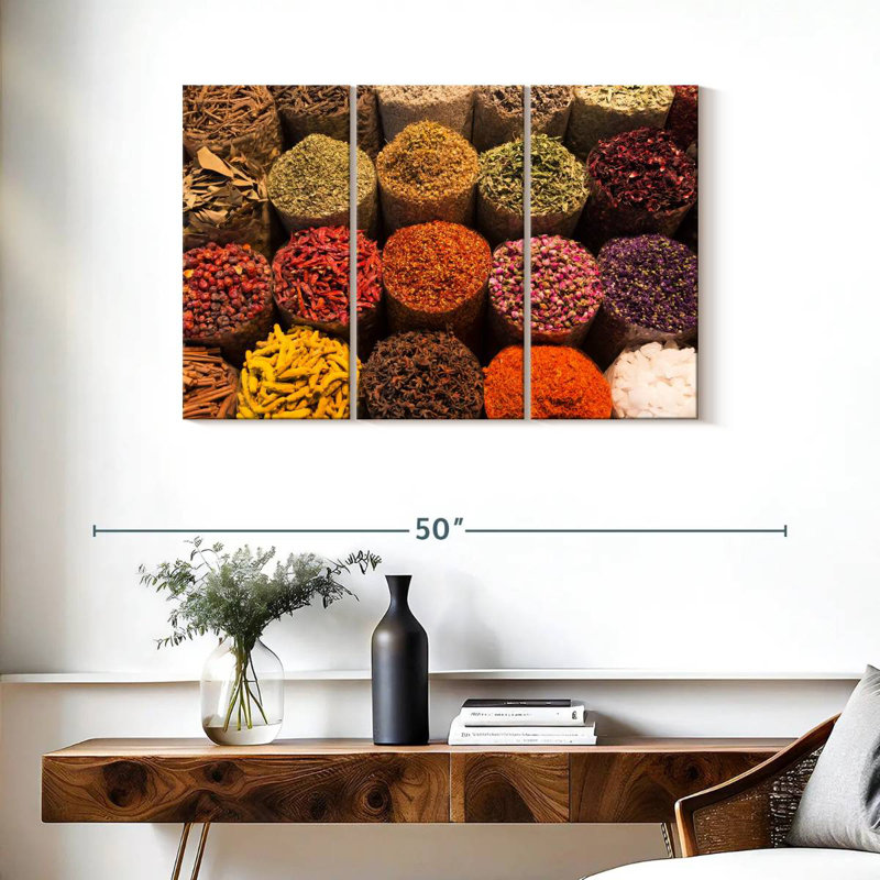 Yarlin Spice Baskets, 24" H x 38" W