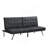 Sofa Bed Black Pvc