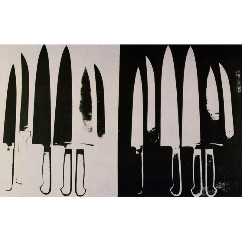 Couteaux, c. 1981-82, H 11 po x l 18 po