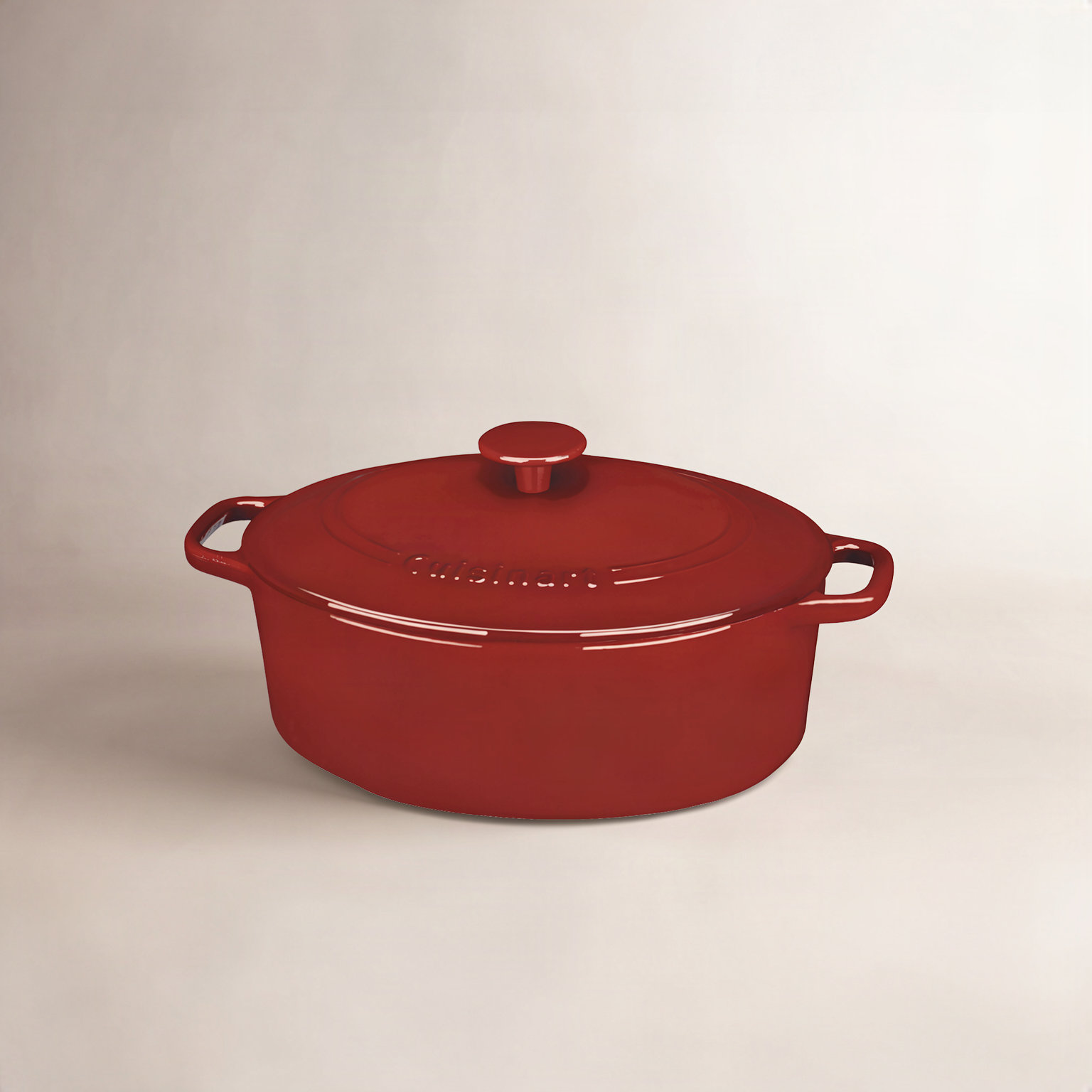 Cuisinart Chef's Classic 5.5qt Dutch Oven, Cardil Red