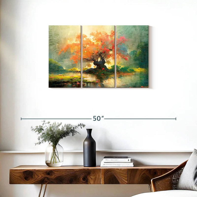 Harnek Enchanted Spring Tree, 20" H x 33" W