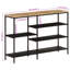 Ocain 110cm Solid Wood Top Console Table