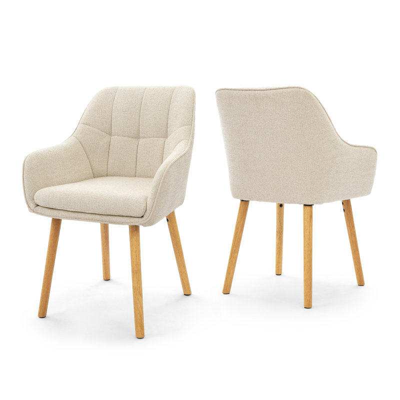 51 cm H Armchair, Cream, Cream