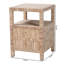 Table de chevet 2 tiroirs Catara