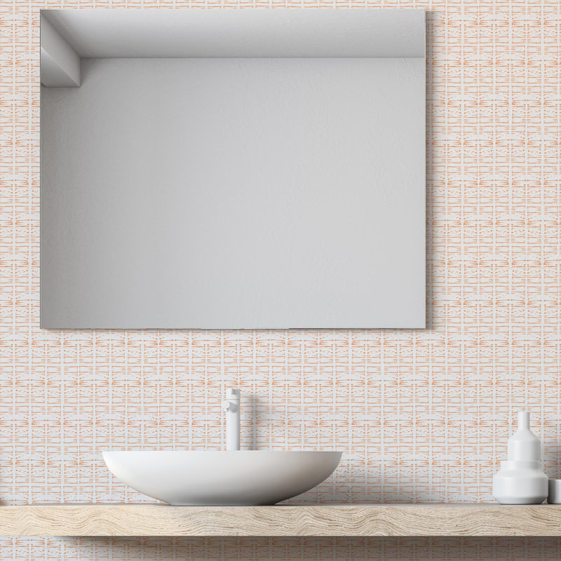Rouleau de papier peint adhésif Joely, Sienne brûlée