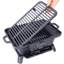 Grille en fonte - conservant la chaleur, portative, parfaite pour les expériences culinaires extérieures Équipement de cuisson pour plaque chauffante revêtue d'émail, facile à nettoyer, barbecues