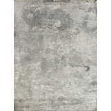 Koda Abstract Area Rug in Silver