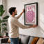 Magenta Appetite Pop Art - Framed Print-229903825-229903829