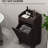 Bathroom Storage Hamper, 31", Tilt Out, Coffee, Improve Space Utilization 31" Enhance Functionality