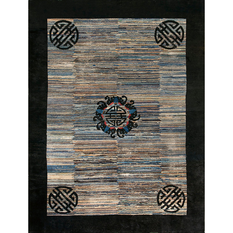 Antique Peking Room Size Wool Multi Rug