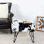 48.3cm Wide Rectangle Animal Print Footstool Ottoman