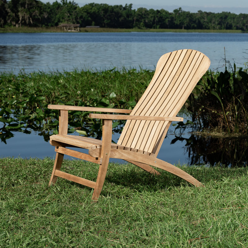 Chaise Adirondack en bois de teck Westminster