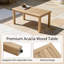 Ensemble de mobilier de conversation extérieur pour 6 personnes avec table de foyer