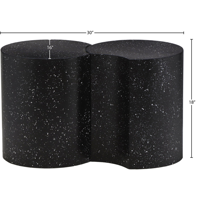 Ensemble de tables de bout Hylie, Noir
