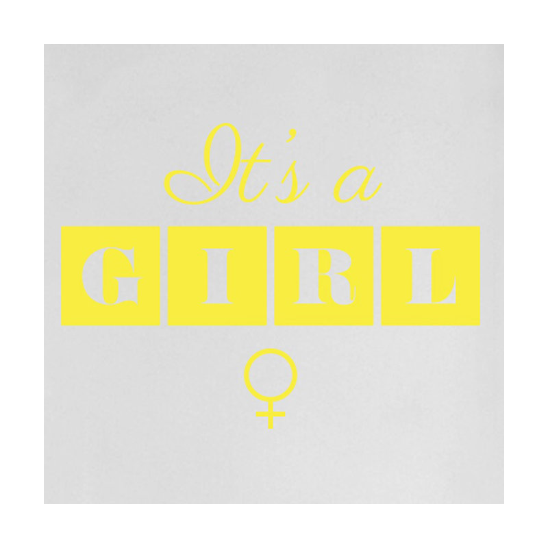 Wall Decal, Bright Yellow