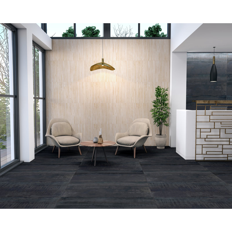 Carrelage mural 24 po x 47,25 po, Acier