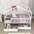 Heulwen Two Drawers Wooden House Bed-1726847272-1726847273